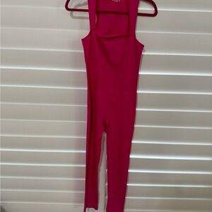 Hot pink never worn jumpsuit